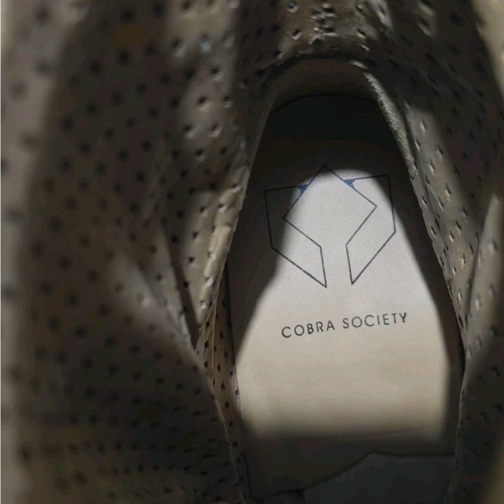 Cobra Society Otto Ankle Sage Green Suede White and Green Textured Shaft size 39 - Picture 8 of 11
